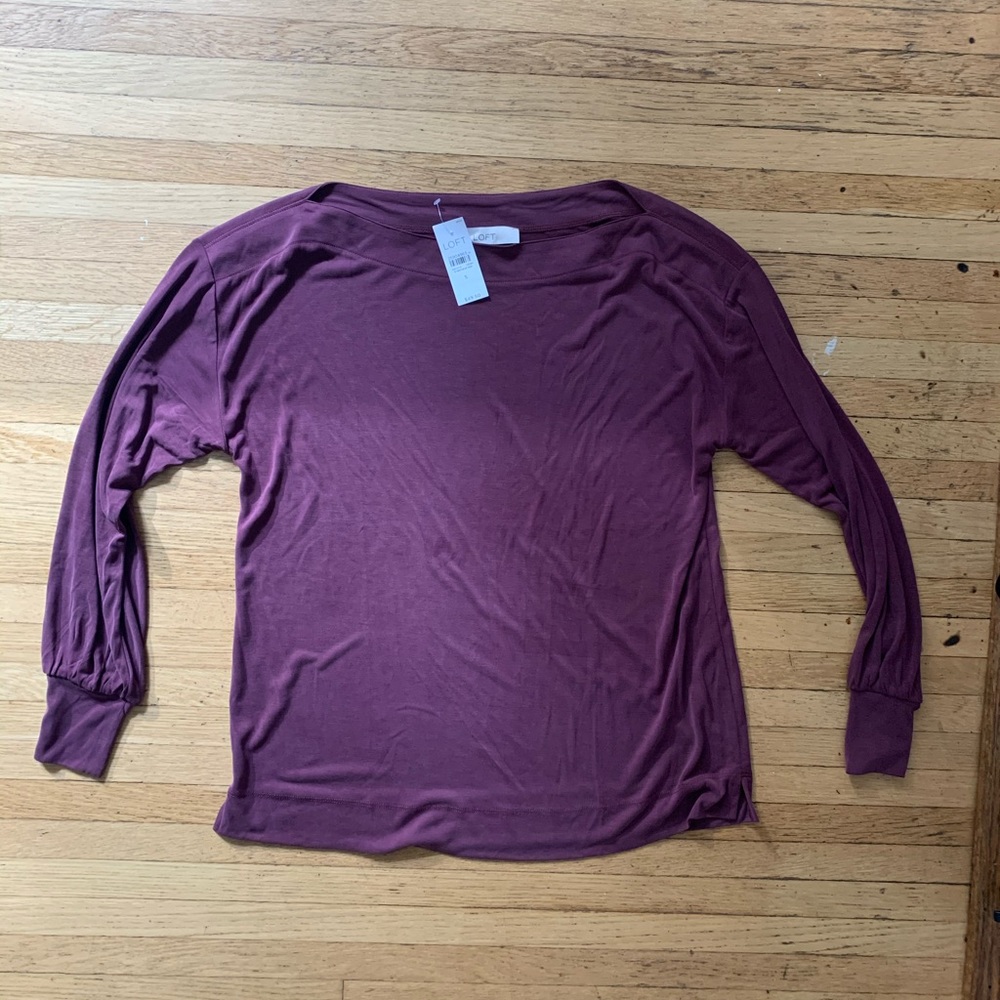 Maroon/purple hue top